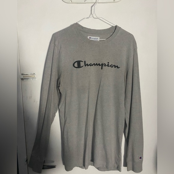 Champion Grey Long Sleeve Shirt - Picture 2 of 2